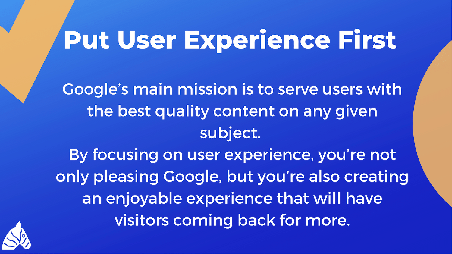 user experience and SEO