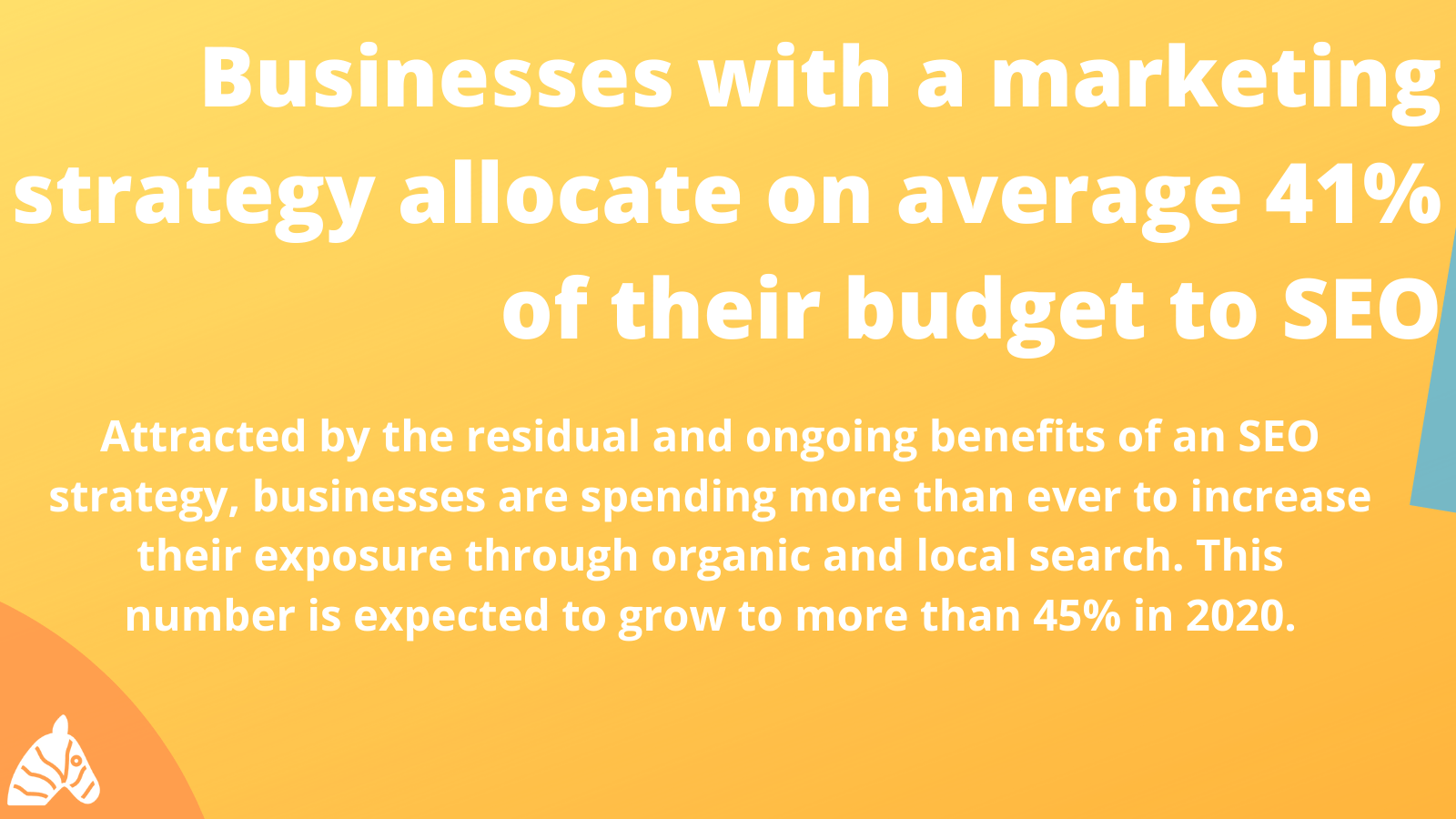 1-local-seo-prices-australia Businesses with a marketing strategy allocate on average 41% of their budget to local SEO statistic