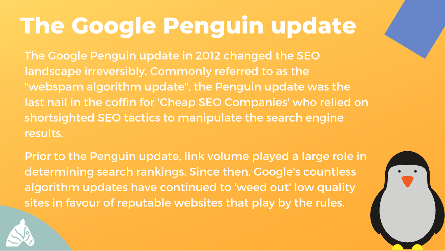 What the Google Penguin update means for websites