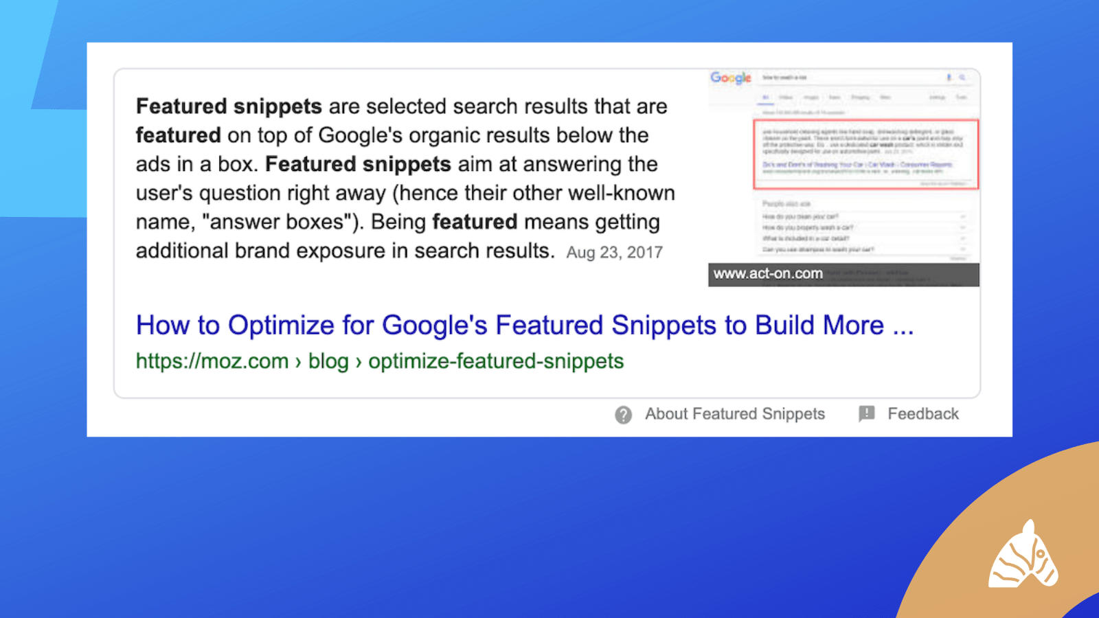 featured snippet update tweets - 2