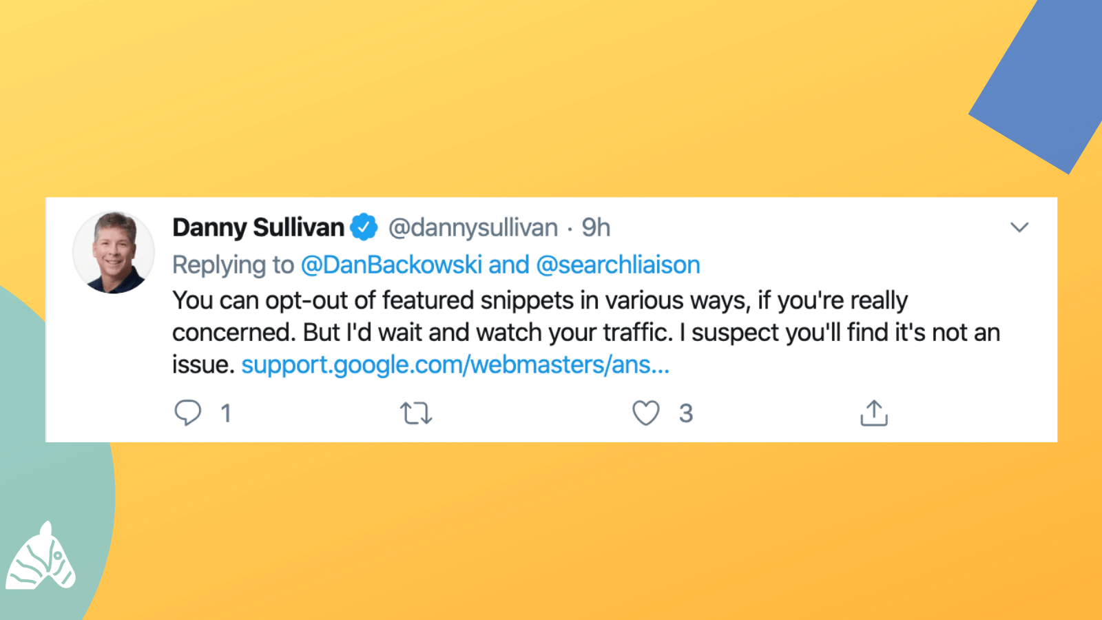 featured snippet update - sullivan tweet