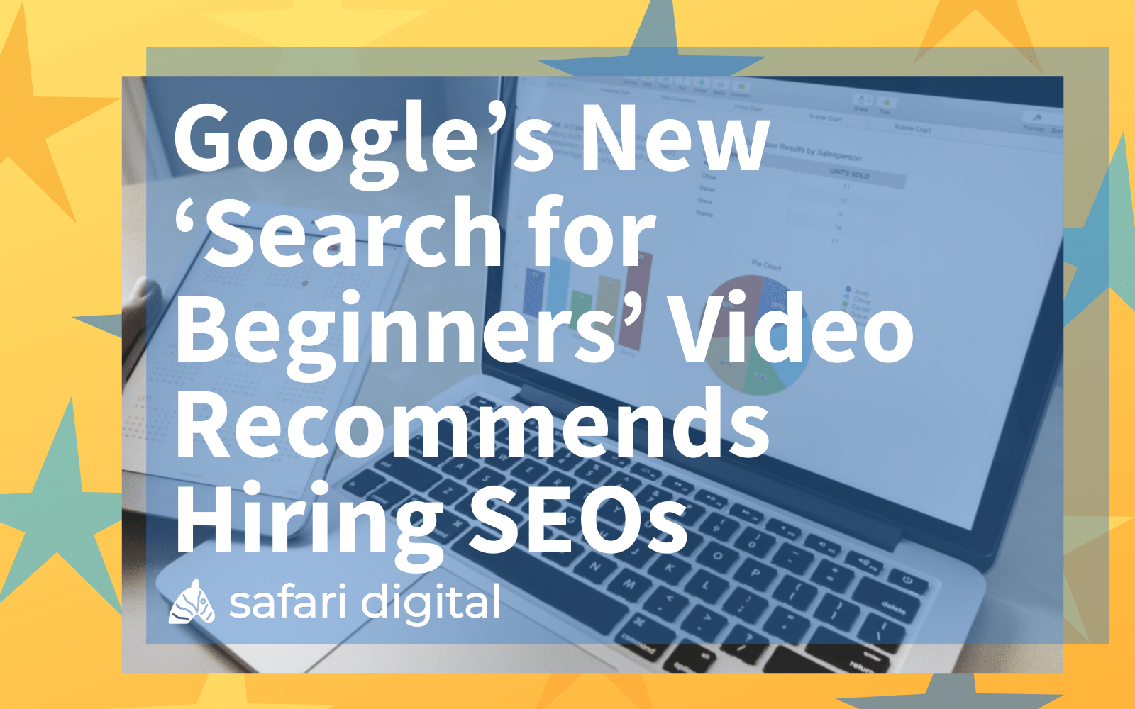 Large cover image for Google search for beginners article about SEO