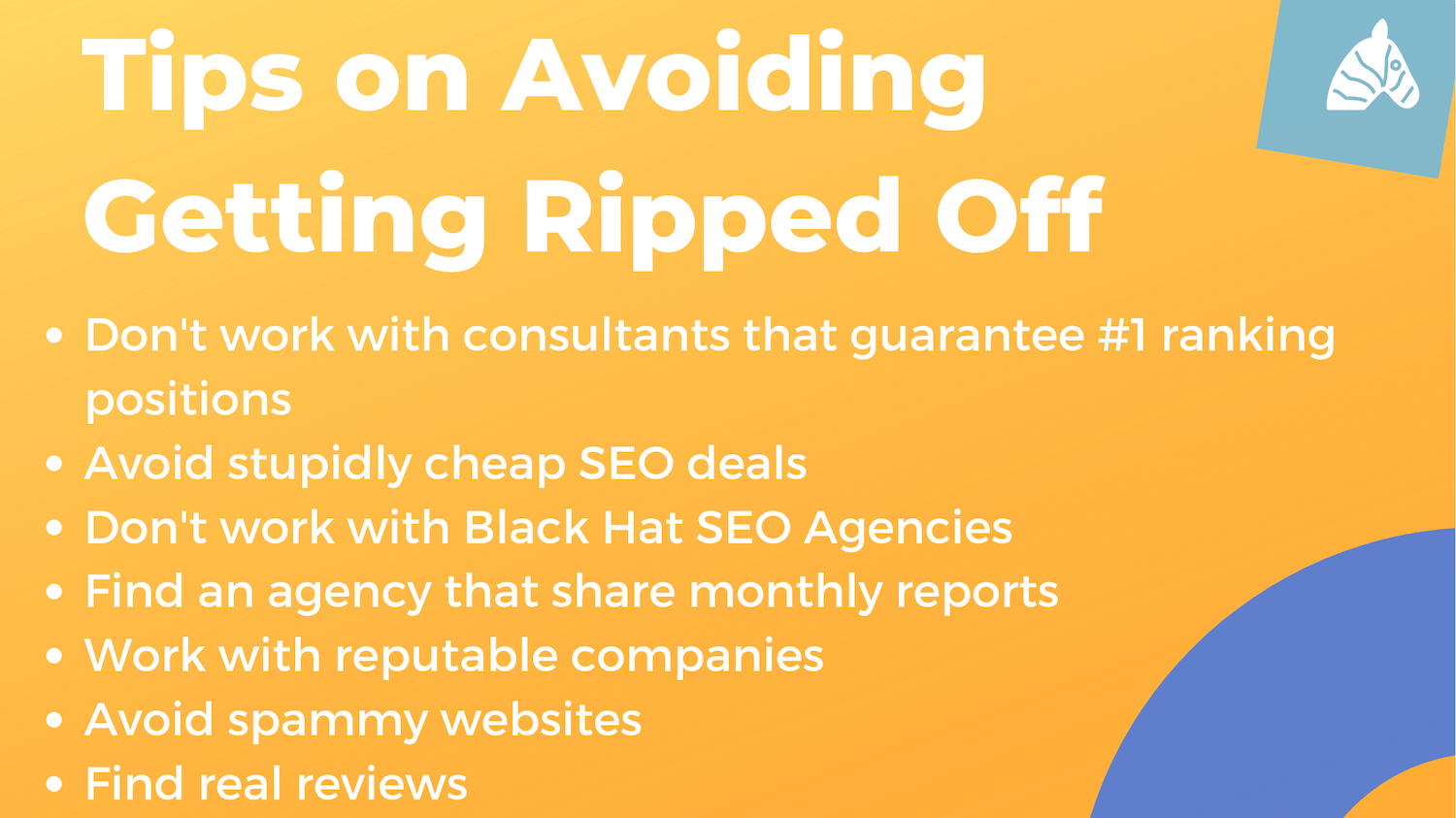 how to avoid getting ripped off for SEO services