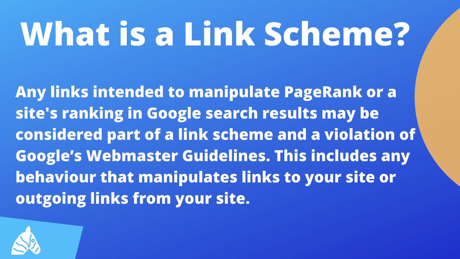 Link scheme information from google webmasters