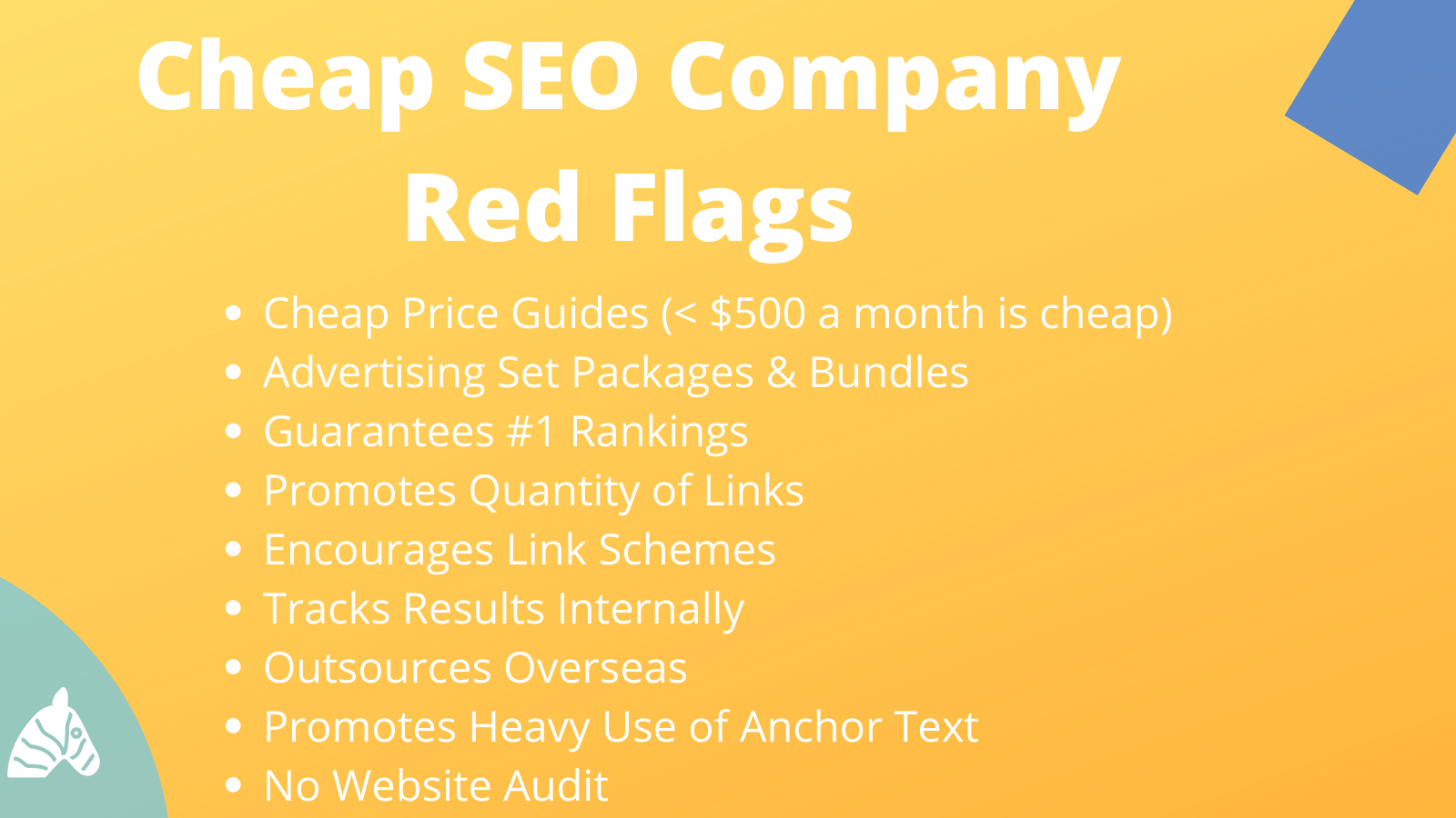 Warning Signs for cheap SEO packages