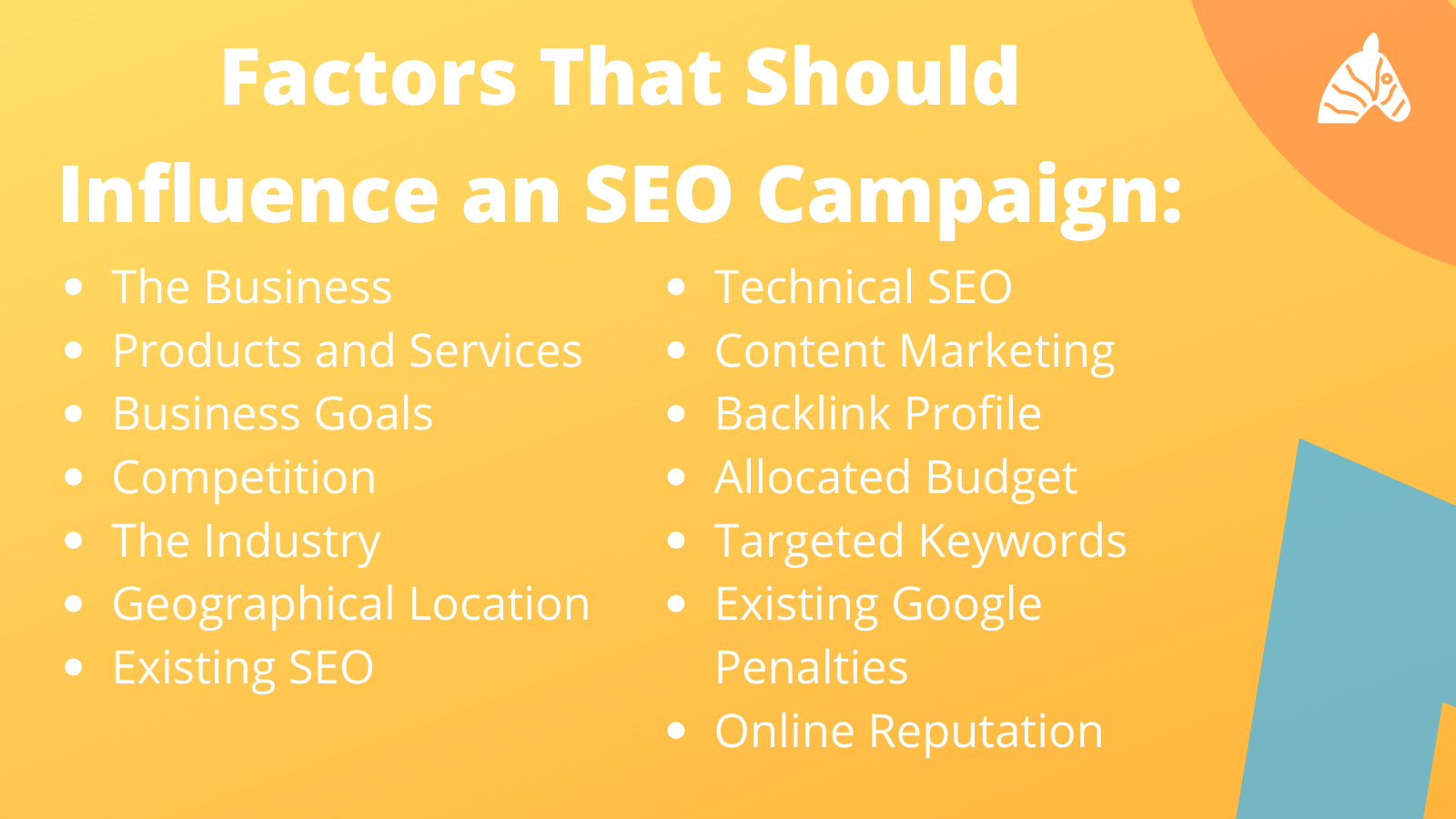 information on what should influence an SEO campaign