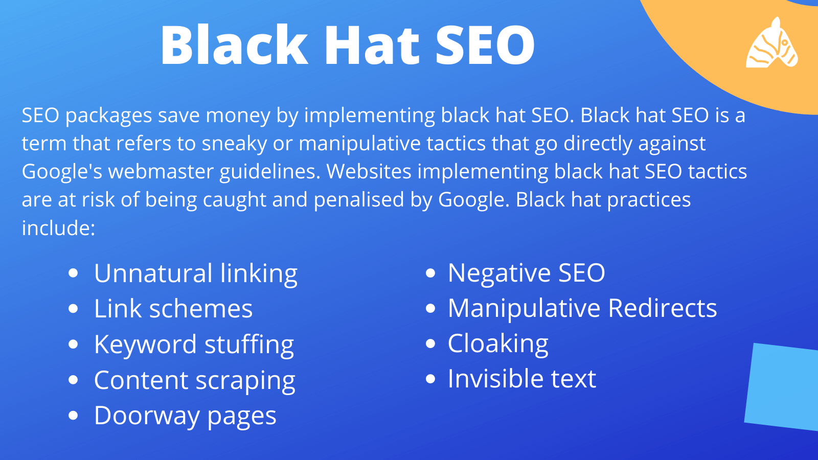 SEO packages black hat tactics information