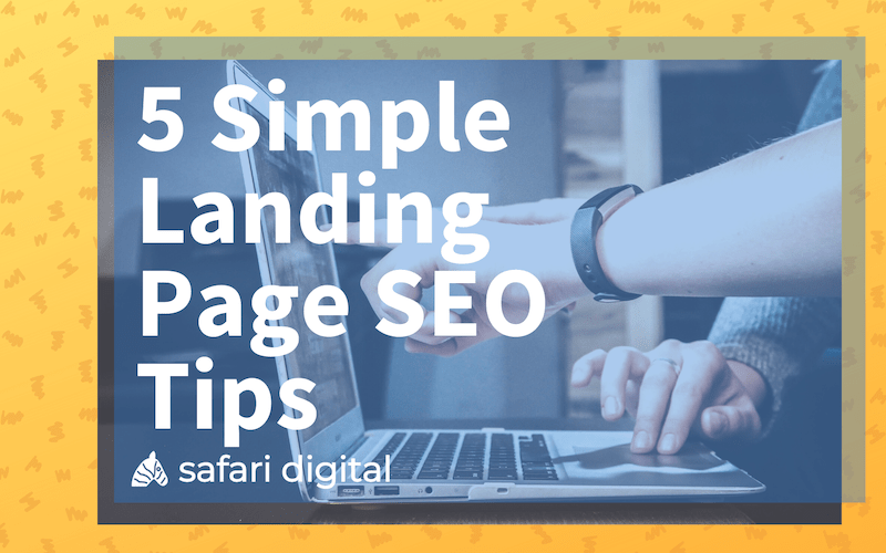 landing page seo tips - small cover image