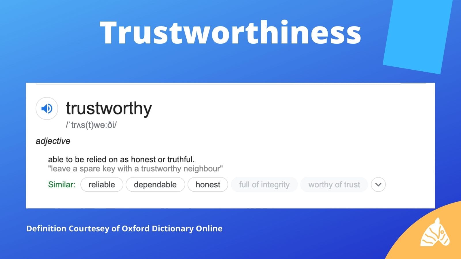 trustworthiness in the context of E-A-T acronym