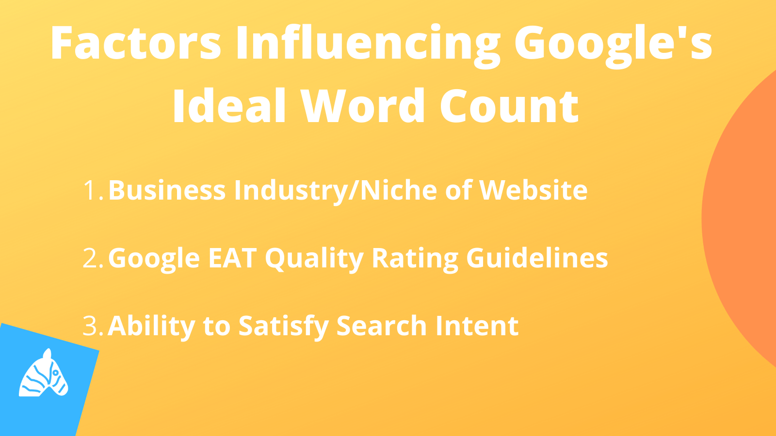 factors influencing the amount of words needed to rank on page 1 of Google