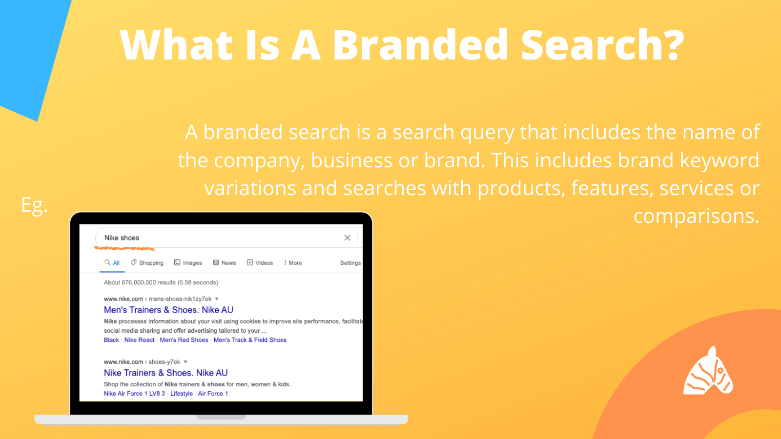 what is a branded search - nike example