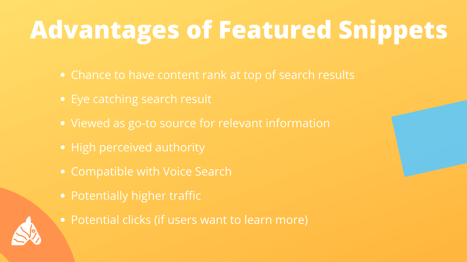 Advantages of Featured Snippets over position 1 on Google
