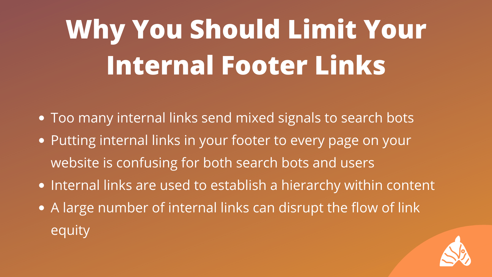 Internal-Links-Footer-SEO-2 limiting footer links for SEO infographic
