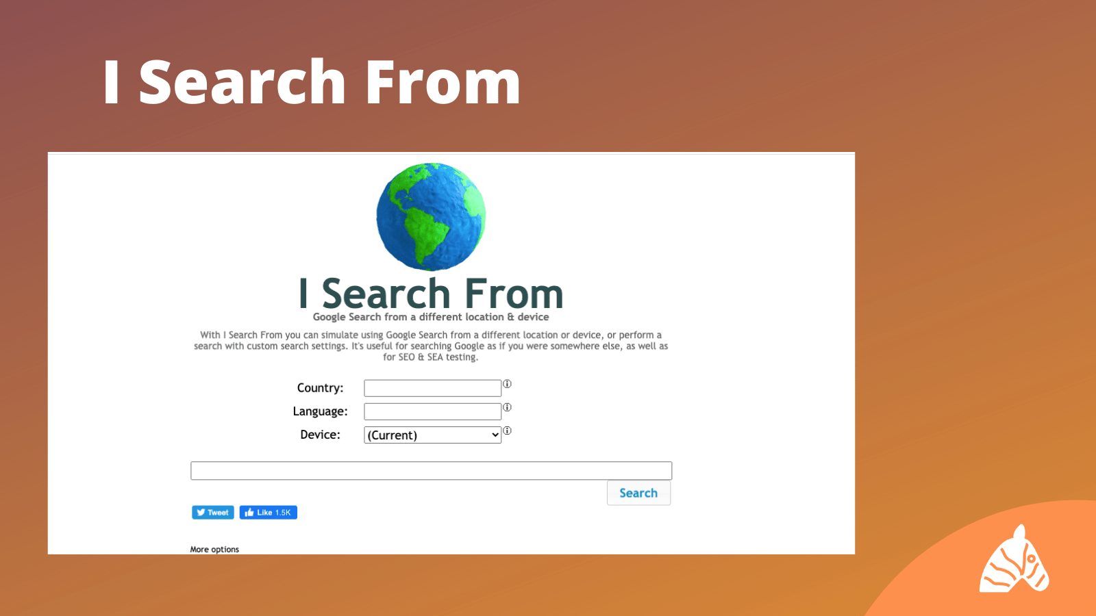 I search from ranking tool infographic