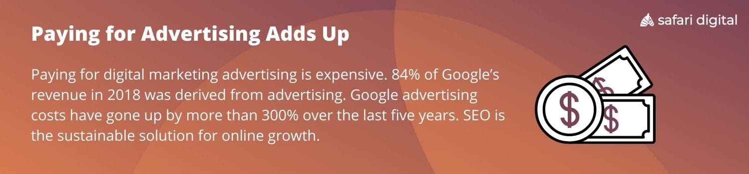 SEO services vs. Paying for ads - the true cost explained