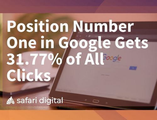 Position Number One in Google Gets 31.77% of All Clicks