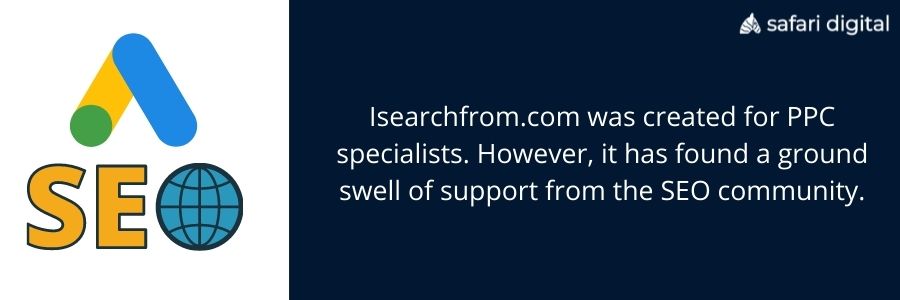 isearchfrom.com for PPC ad review