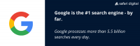 15_Google_Market_share google processes 5.5 billion searches each day