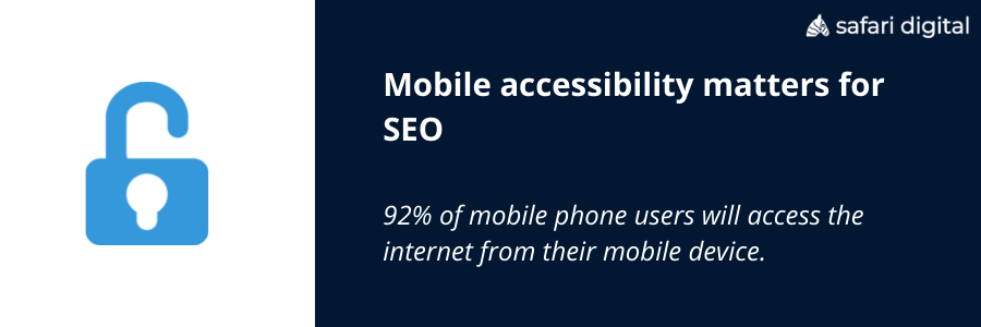 mobile accessibility matters for SEO
