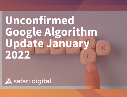 Unconfirmed Google Algorithm Update 18th January 2022