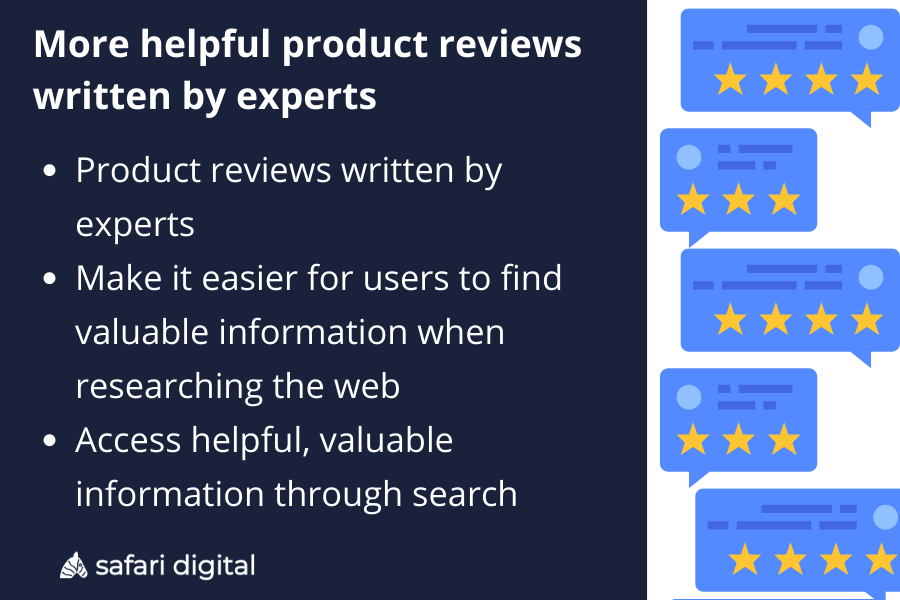 More helpful product reviews written by experts