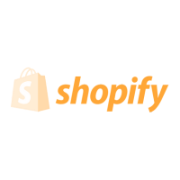 shopify logo orange