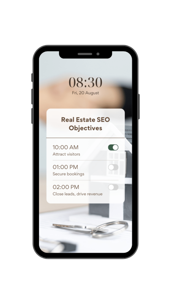 real estate SEO infographic