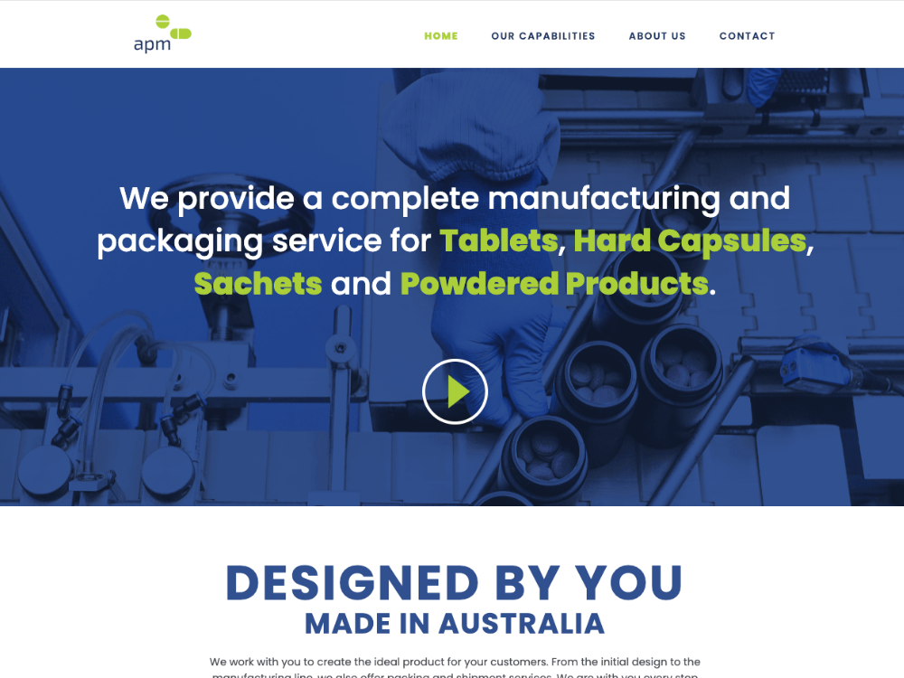 Austpharma SEO Case Study homepage image