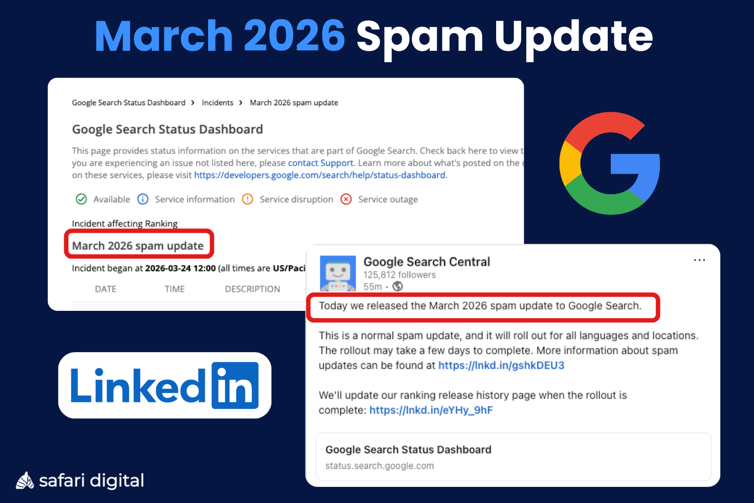 March 2026 Google Spam Update Announcement