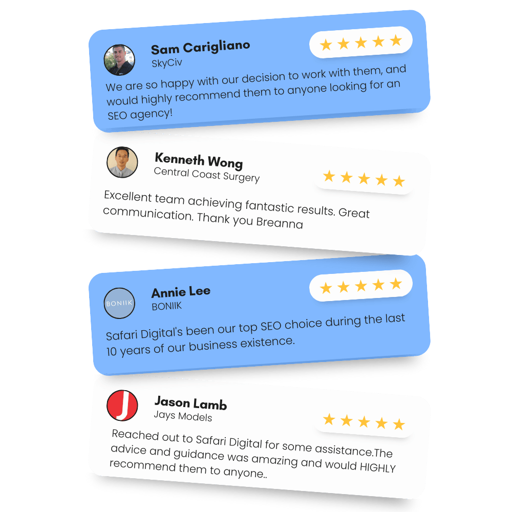 Safari Digital SEO Sydney Reviews