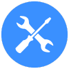 tradie icon blue