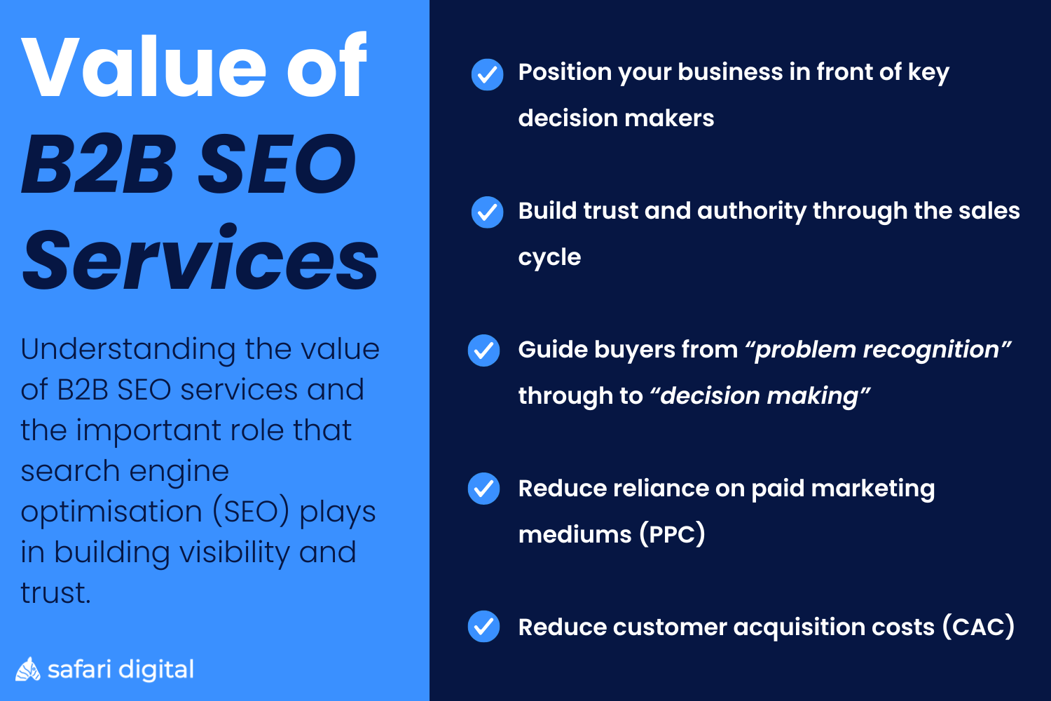 Understanding the value of b2b SEO services